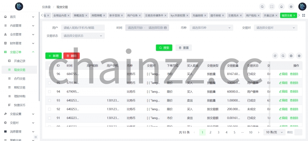 交易所源码